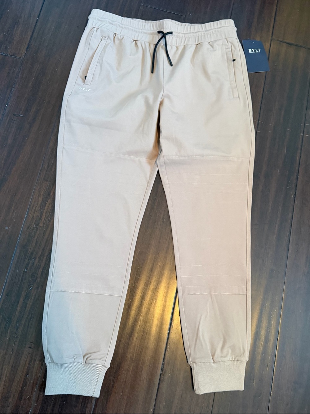 BYLT Women’s Elite+ Jogger Pants in Sand - Comfortable Everyday Fit Large NEW - Picture 7 of 11